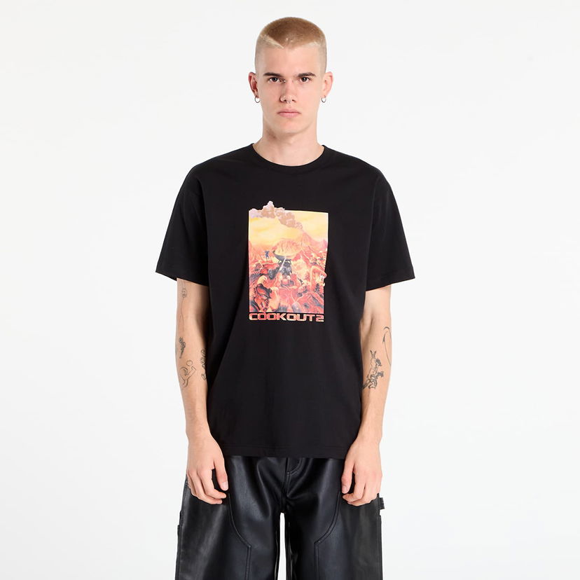 T-shirt Dime DIME Cook Out 2 T-Shirt Svart | DIMESU2564BLK