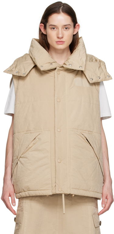 Väst Marc Jacobs Marc Jacobs Oversized Puffer Vest Beige | V207M20RE22, 0