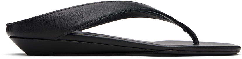 Klä Loulou de Saison Loulou de Saison Coda Nappa Leather Wedge Sandals Svart | CODA