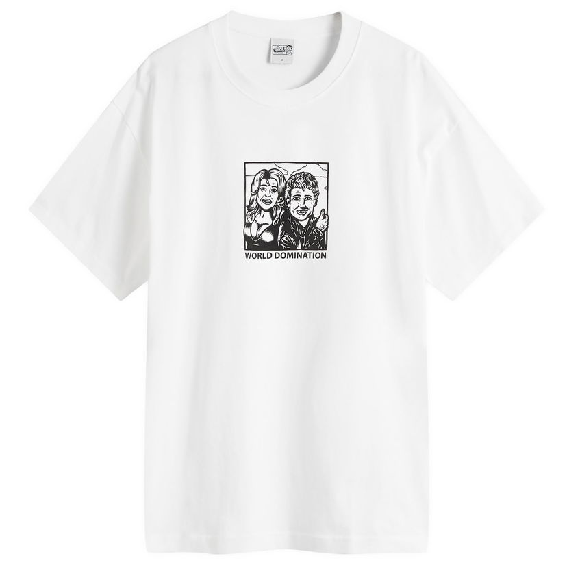 T-shirt Polar Skate Co. Polar Skate Co. World Domination T-Shirt, Large Vit | PSC-SP25-27