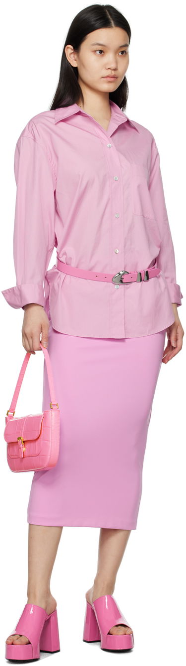 Sneakers och skor BY FAR Brad Patent Leather Platform Sandals Rosa | 23SSBRAMLPPP, 4