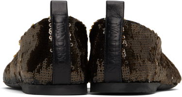 Kläder JW Anderson JW Anderson All-Over Sequin Ballerina Flats Brun | BL0034-FA0424, 1