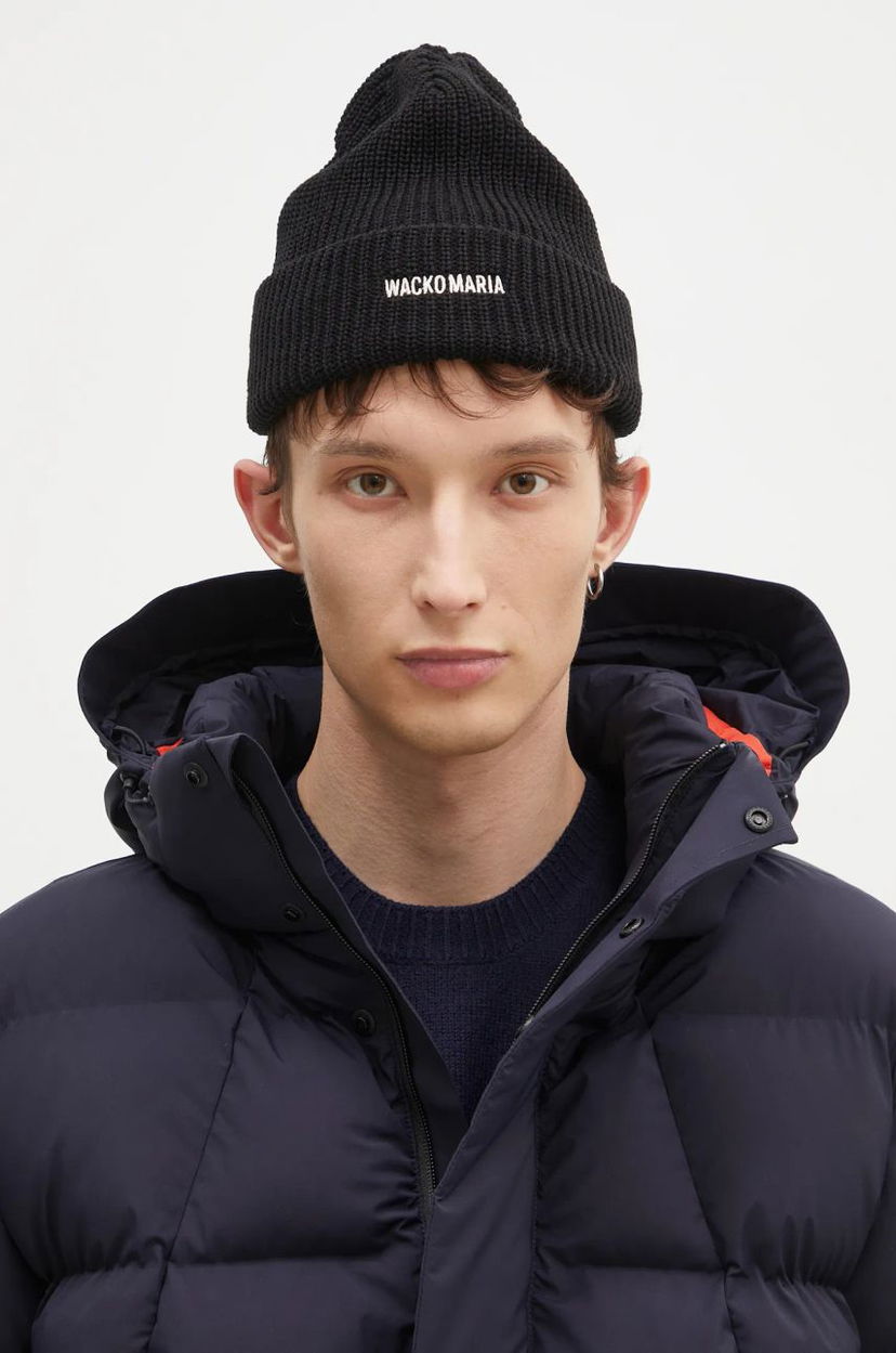 Mössa WACKO MARIA Knit Watch Cap Svart | 24FW.WMA.CP04