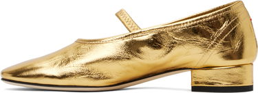Skovård Aeyde Aeyde Pippa Leather Ballerina Flats Metallisk | A11-FL-GLVR25RO126-SS25-902-068, 2