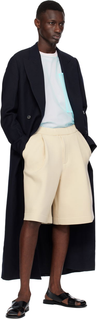 Shorts Dries Van Noten Dries Van Noten Neoprene Shorts Beige | 251-021139-1622, 3