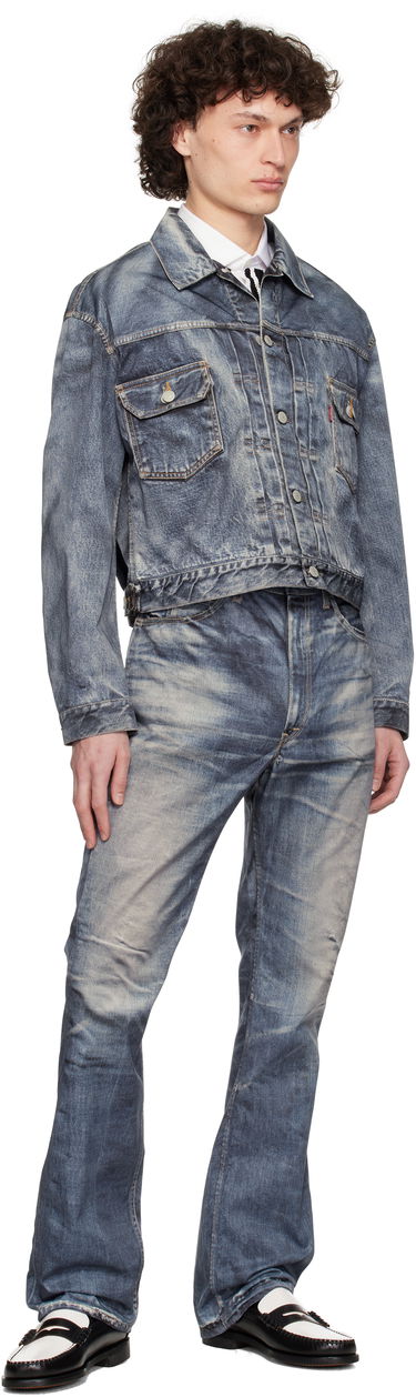 Jeans Junya Watanabe Junya Watanabe Levi's Edition Denim Trousers Blå | WO-P918-100, 3