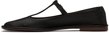 Sneakers och skor The Row The Row Square T-Strap Ballerina Flats Svart | F1599-SL3, 2