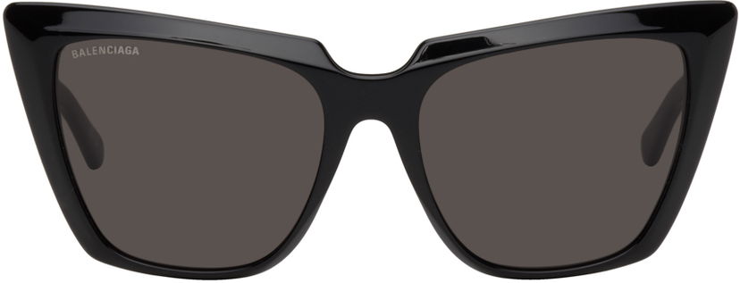 Solglasögon Balenciaga Black Cat-Eye Svart | BB0046S-001