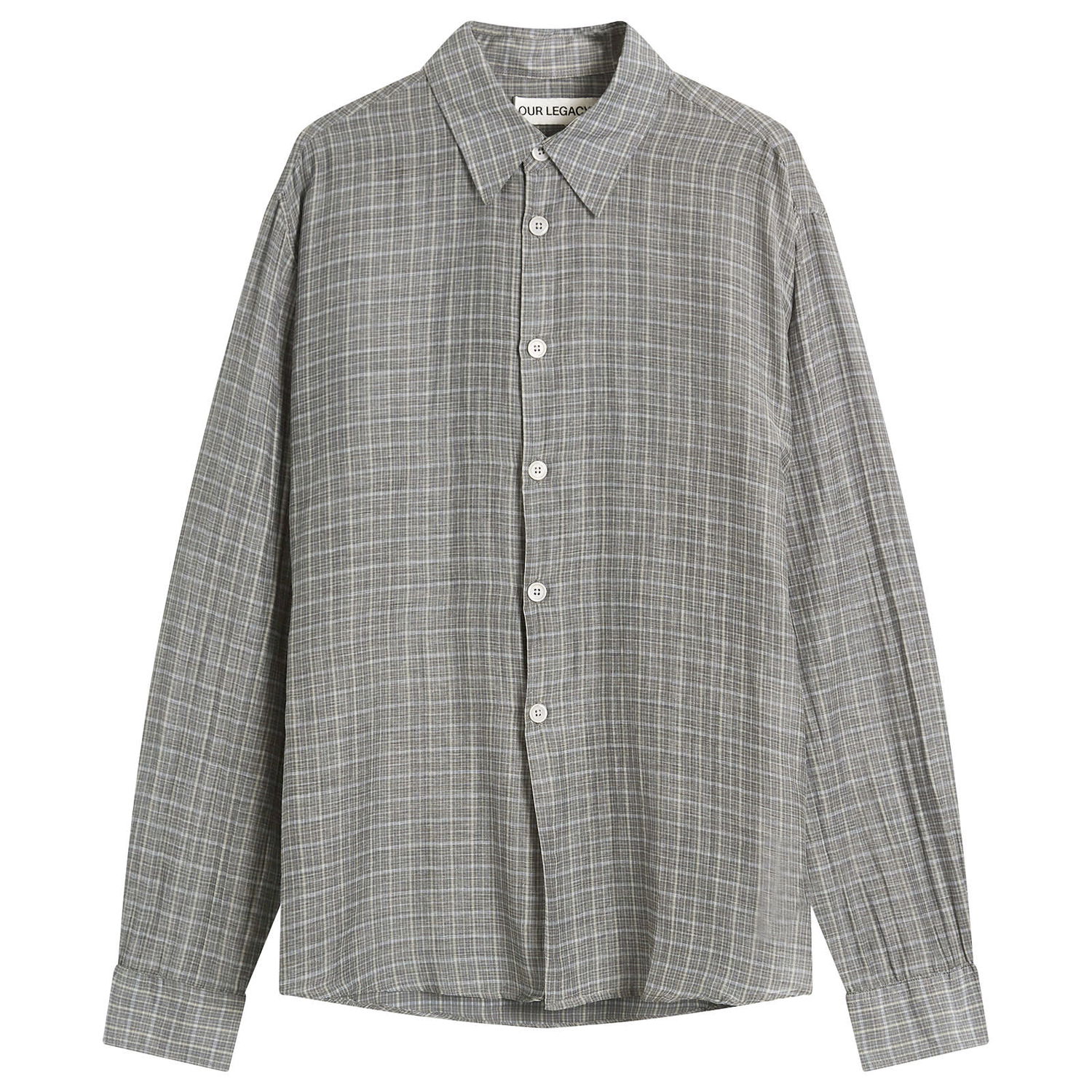 Skjorta OUR LEGACY Our Legacy Beyond Shirt Picnic Check Grå | M2252BP, 1