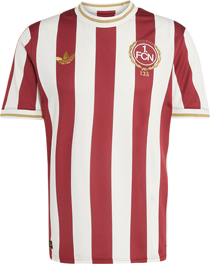 Jersey adidas Originals 1. FC Nürnberg 125th Anniversary Special Jersey by adidas Originals Röd | 5fcnjg6350