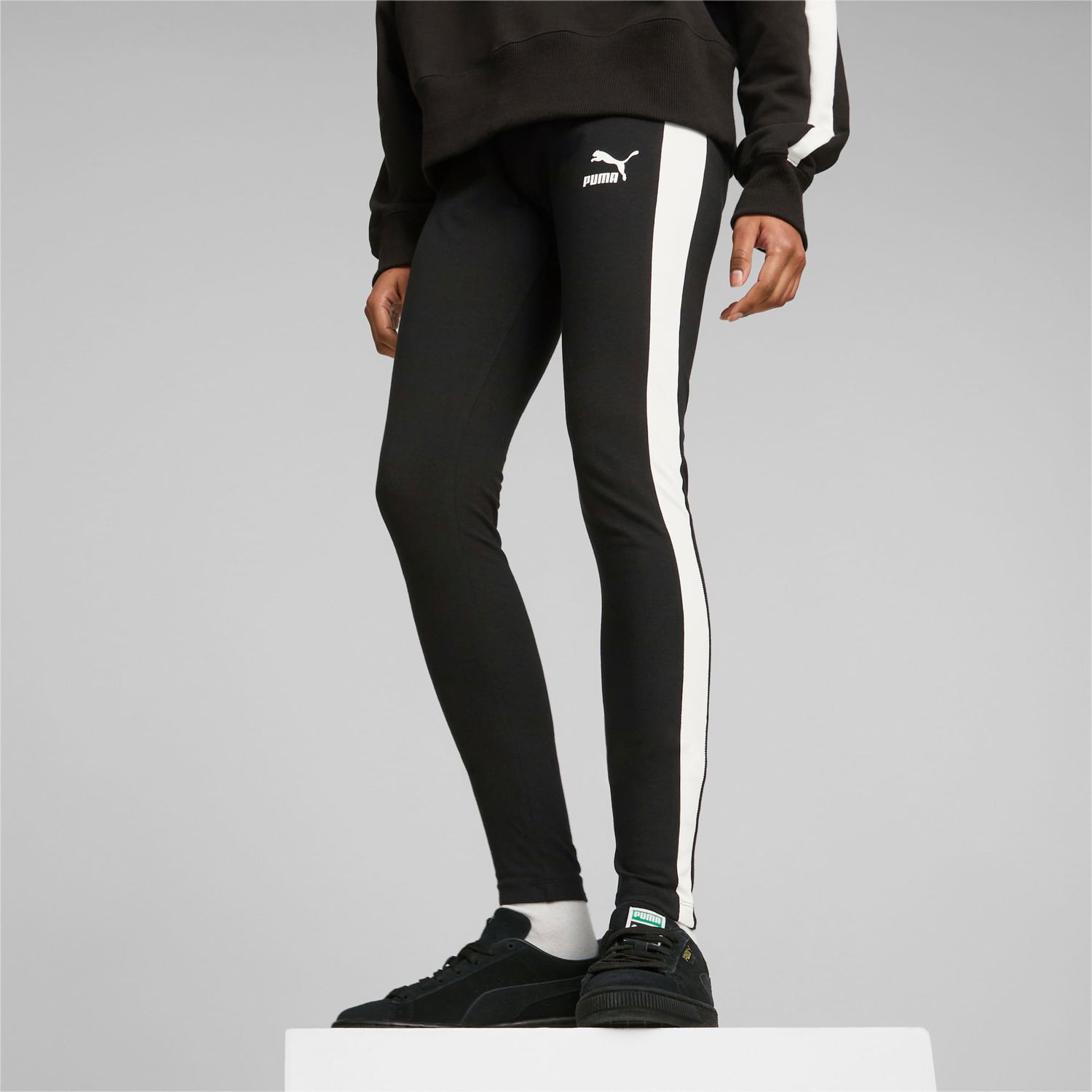 Damasker Puma Iconic T7 Mid-Rise Leggings Svart | 530080_01, 0