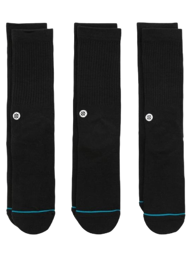 Strumpor Stance Icon 3 Pack Socks Svart | M556D18ICP-BLK