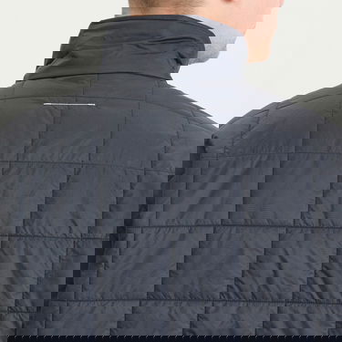 Pufferjacka Maison Margiela MM6 Maison Margiela Short Quilted Half-Zip Padded Coat Grå | SH0AM0068-M35595-900, 5