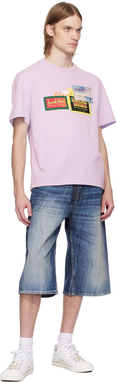 T-shirt Martine Rose Martine Rose 'Local Hero' Graphic T-Shirt Rosa | 603JE03602F, 3