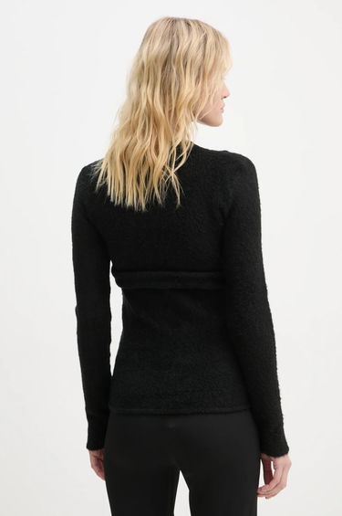 Sweater HELIOT EMIL Cutout Detail Wool Blend Sweater Svart | AW24.W.07.065.BLK01, 2