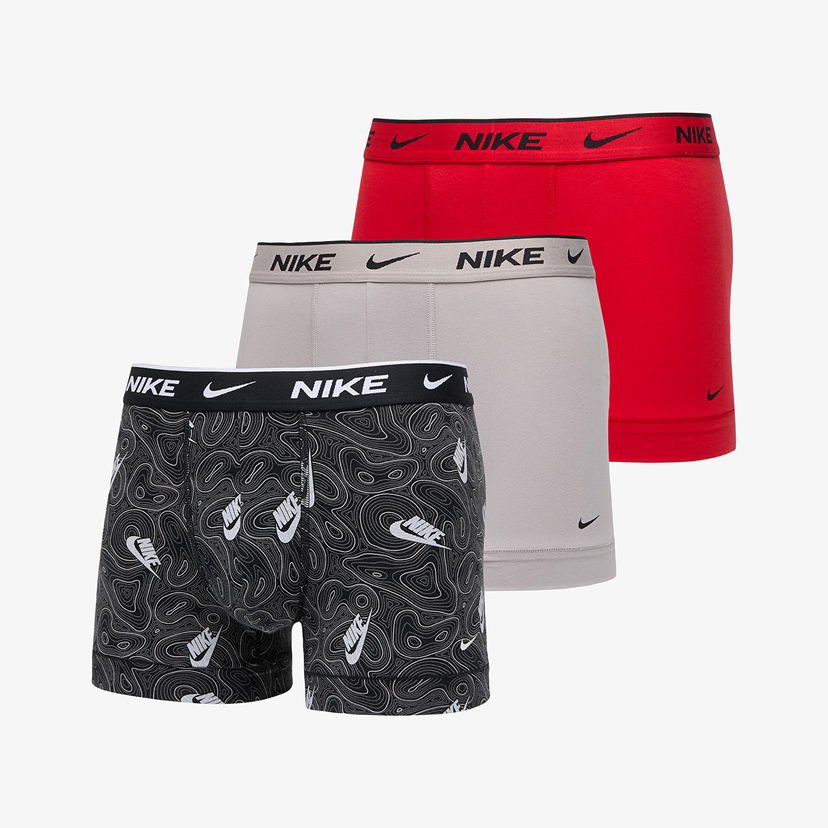 Boxare Nike Everyday Cotton Stretch Boxer Briefs 3-Pack Flerfärgad | 000PKE1008-27F