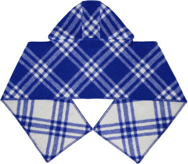 Halsduk Burberry Burberry Hooded Scarf Blå | 8105691, 1