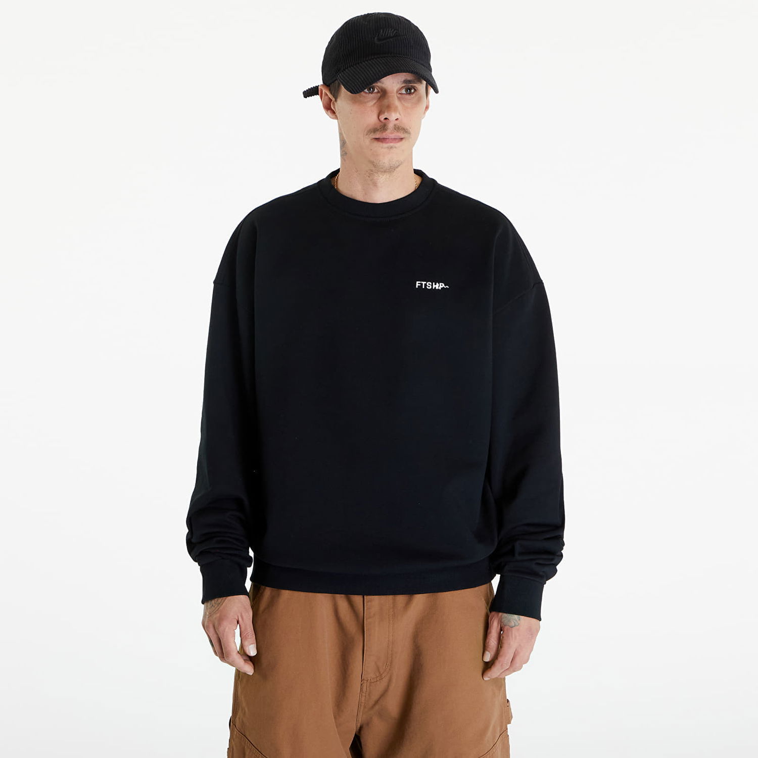 Sweatshirt Footshop FTSHP x Club De Sport Métronome Crewneck Sweatshirt Svart | FTSHP_334, 0