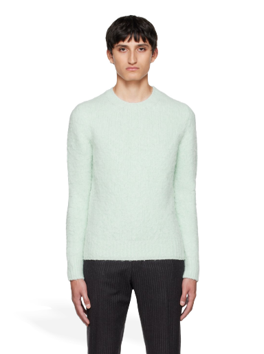Sweater AMI Crewneck Sweater Grön | HKS053.028