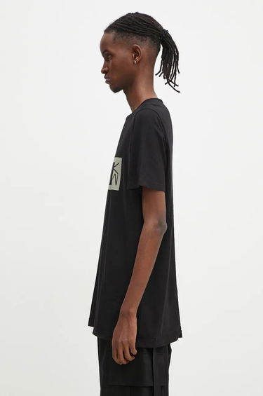 T-shirt Rick Owens Level T-Shirt With Print Svart | DU02D2250.RNEP2P, 1