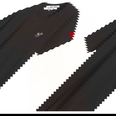 T-shirt Comme des Garçons Play Basic Logo Tee Svart | AX-T108-051-1, 1