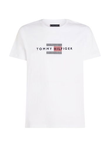 T-shirt Tommy Hilfiger S/S T-Shirt Vit | MW0MW36455YBR, 3