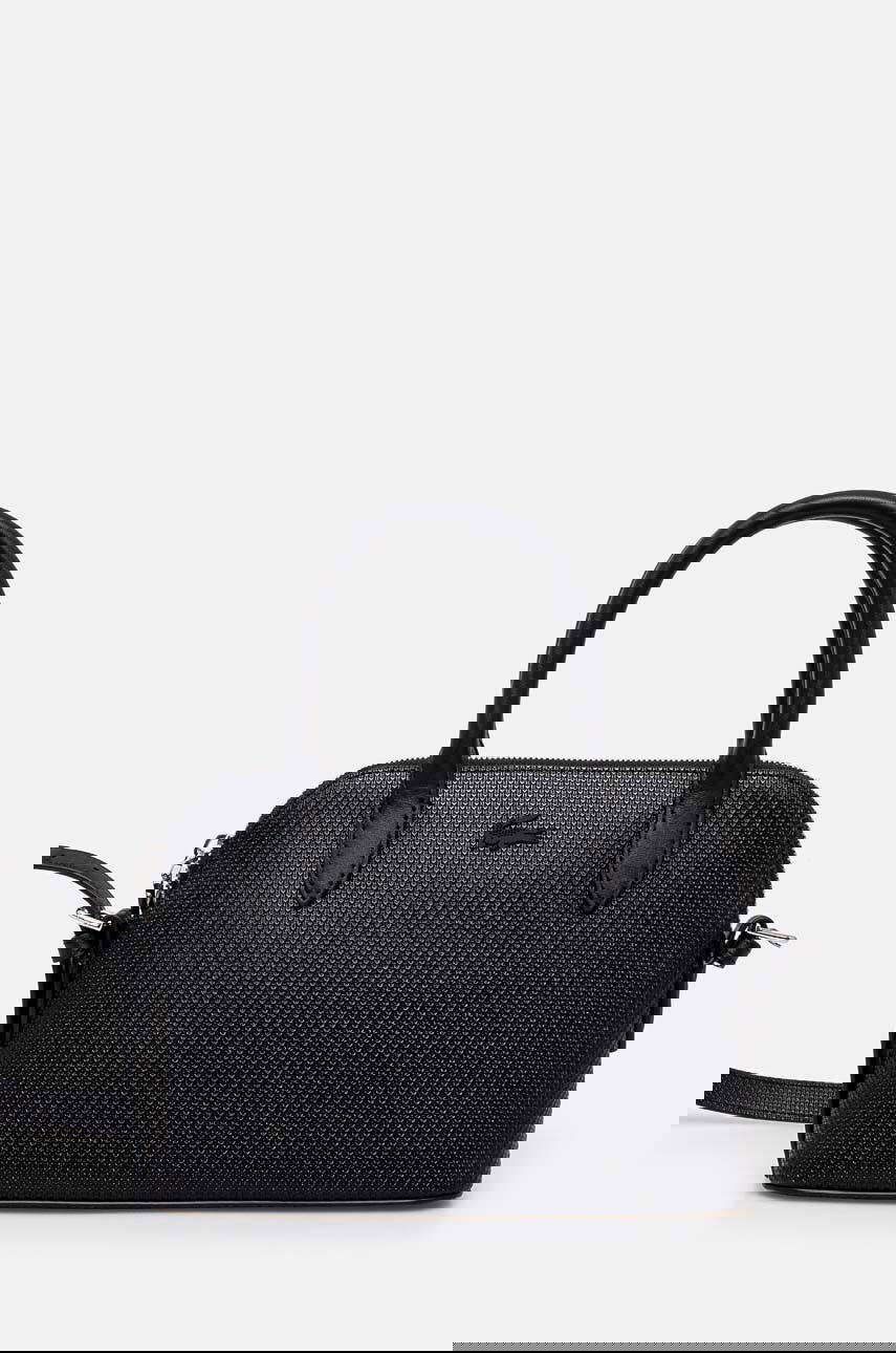 Handväska Lacoste Lacoste Small Dome Satchel Svart | NF3723KL, 0