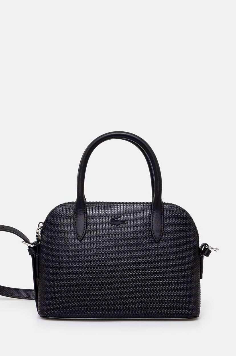 Handväska Lacoste Lacoste Small Dome Satchel Svart | NF3723KL