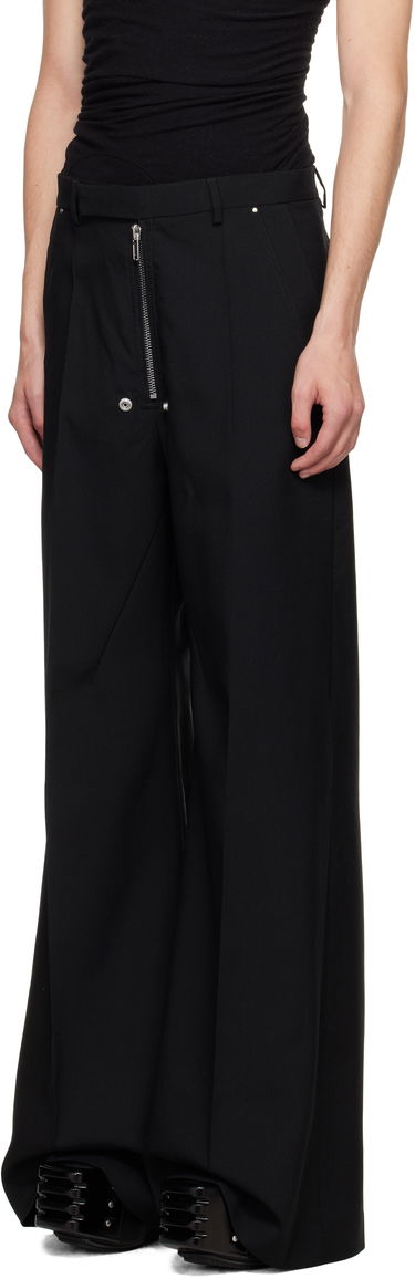 Byxor Rick Owens Rick Owens Concordians Wide Bela Tailored Trousers Svart | RU02E1354 WGP, 3