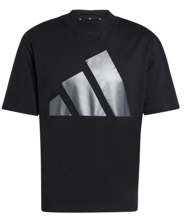 T-shirt adidas Originals Holiday Big Metallic Logo T-Shirt Svart | jm1709, 4