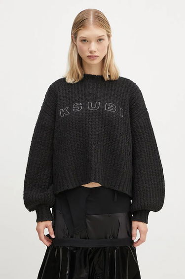 Sweater Ksubi Crewneck Sweater Svart | WFA24KW003, 0