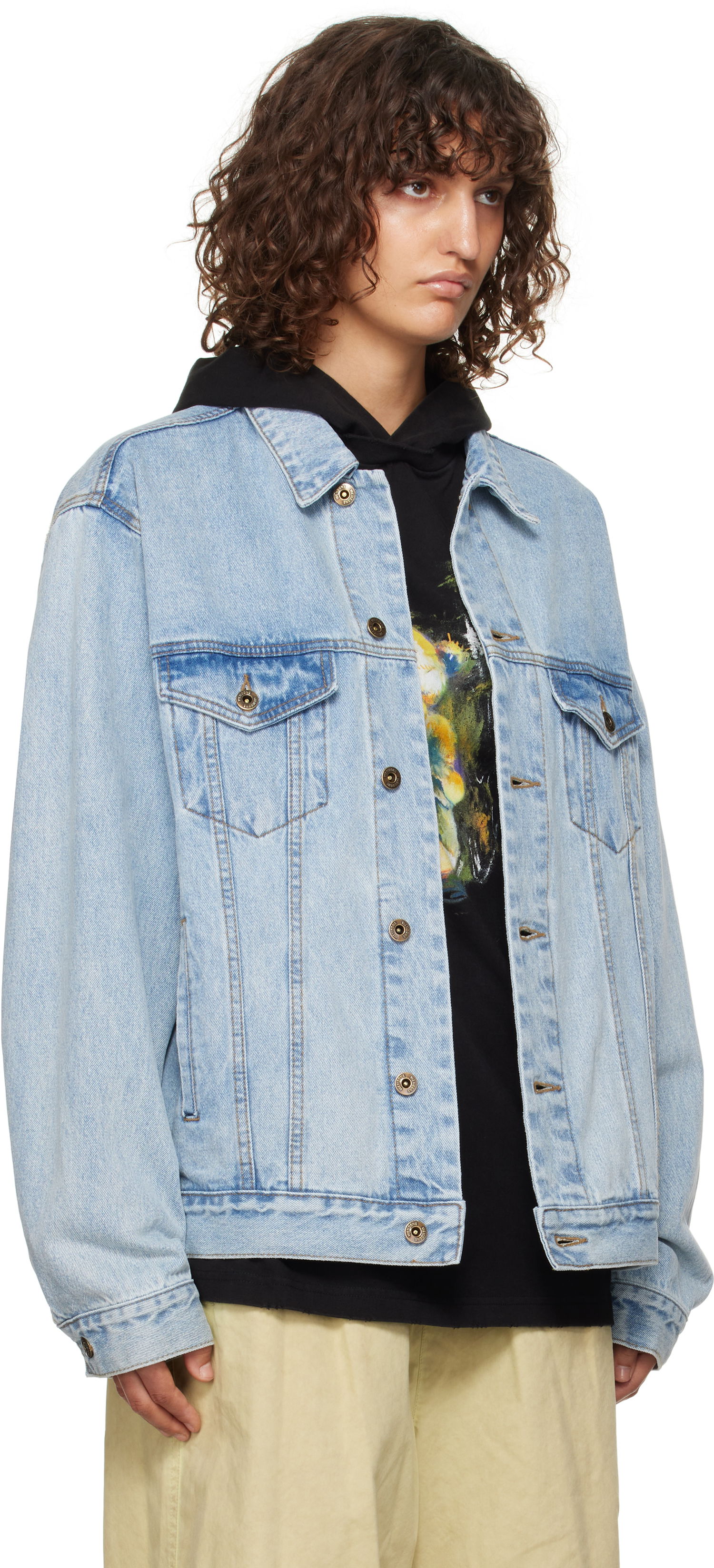 Jacka We11done We11done Monster Pony Denim Jacket Blå | WD-DJ3-24-317-U-BL, 1