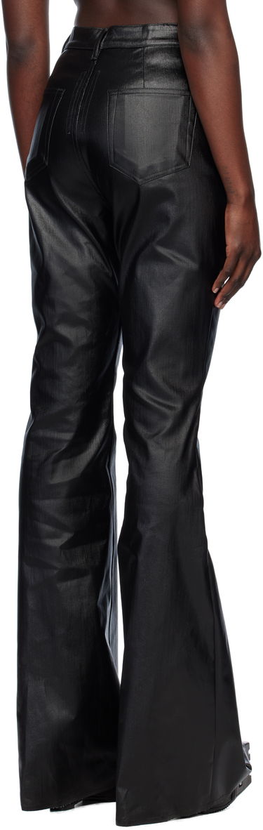 Jeans Rick Owens Rick Owens Hollywood Bolan Bootcut Coated Jeans Svart | RP01E7329 SCT, 2