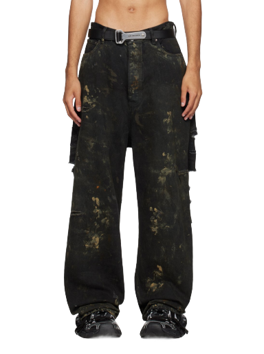 Jeans Balenciaga Super Destroyed Jeans Svart | 745248-TBP47-1363