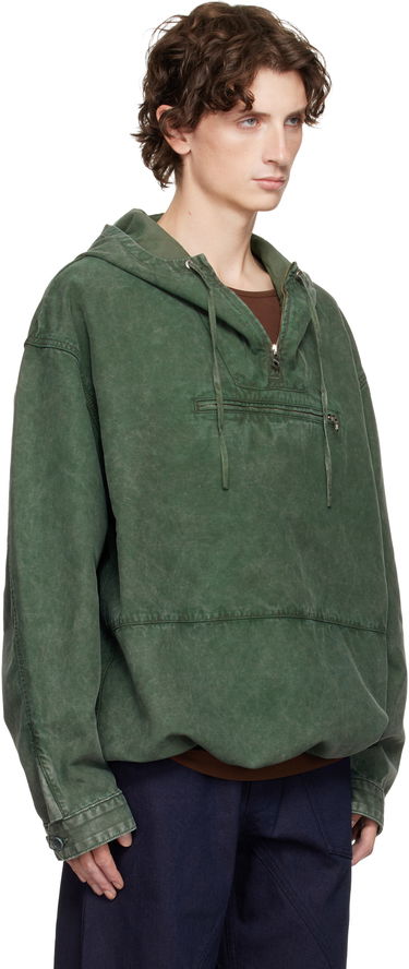 Jacka JW Anderson JW Anderson Garment-Dyed Anorak Jacket Grön | JK0397-PG1600, 1