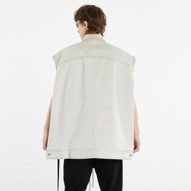 Väst Rick Owens DRKSHDW Jumbo Worker Vest Vit | DU01C6762 MMD 51, 4