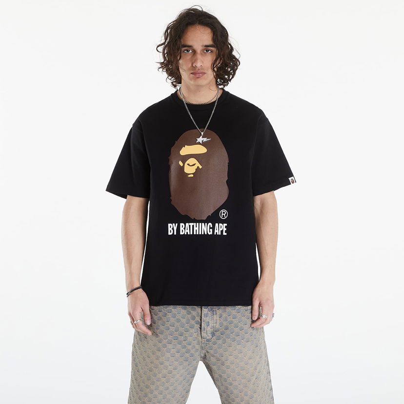 T-shirt BAPE A BATHING APE By Bathing Ape Tee Black Svart | 001TEK301002M BLK