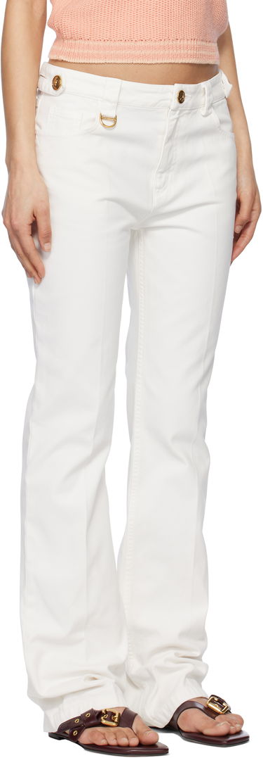 Byxor CHLOÉ Chloé Straight Leg Pants Vit | CH25SPA12365, 1
