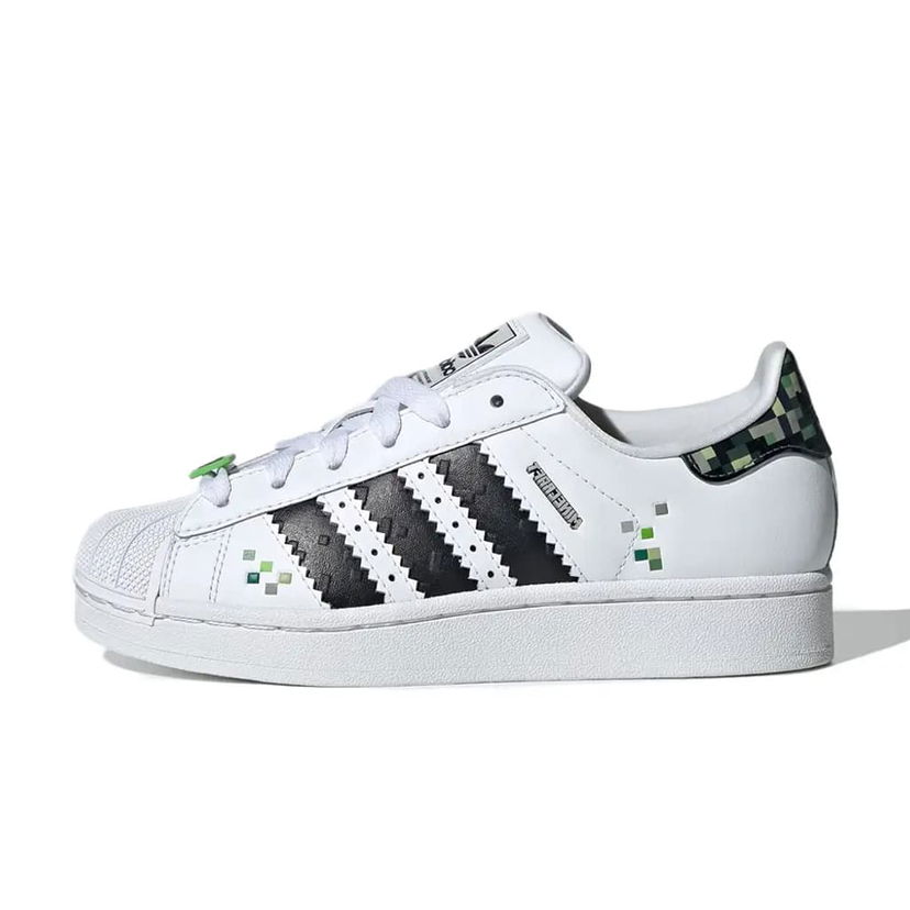 Sneakers och skor adidas Originals Superstar x Minecraft GS Vit | JQ8749