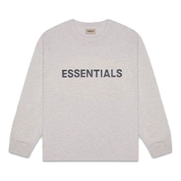 Sweater Fear of God Essentials Long Sleeve T-Shirt Grå | 0125250500233260
