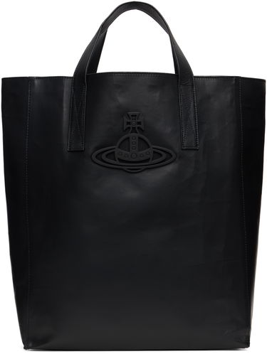 Tygpåse Vivienne Westwood Vivienne Westwood Sarah Medium Leather Tote Svart | 4D02000BU-L00AN-, 0