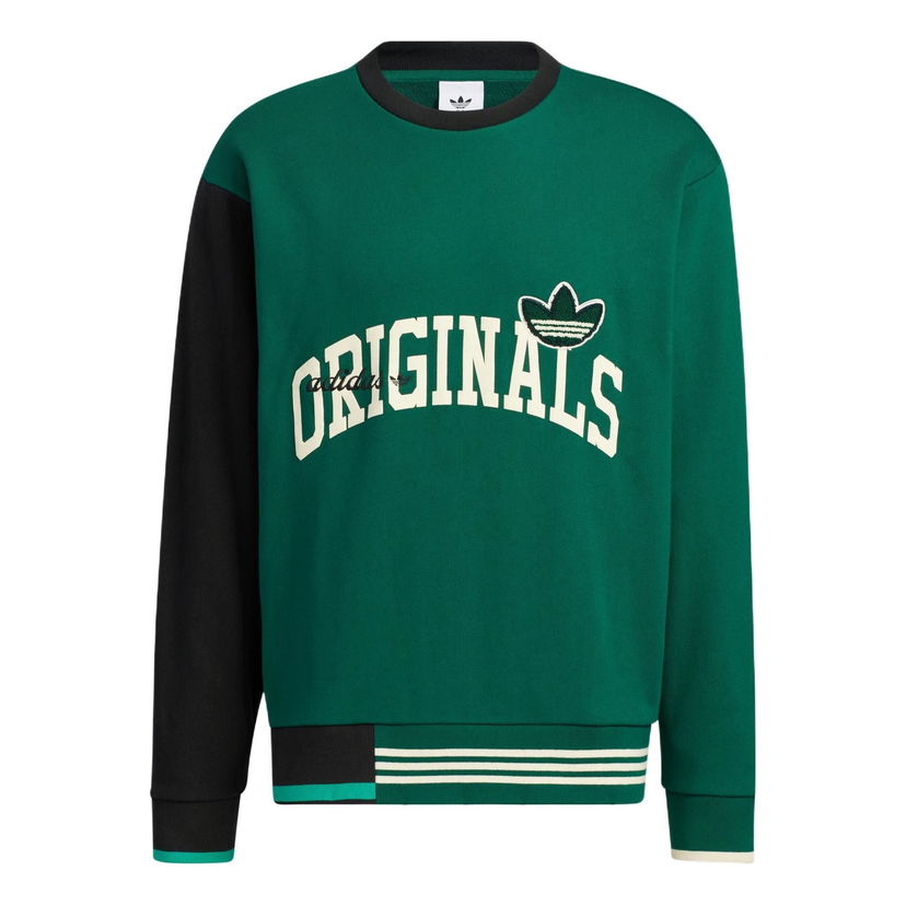 Sweater adidas Originals Sportswear Originals Logo Sweatshirt Grön | HZ8923