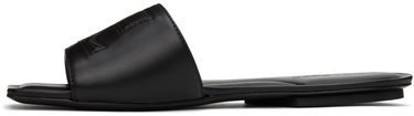 Sneakers och skor Courrèges 'AC' Leather Slide Sandals Svart | 124SSD003CR0052, 2