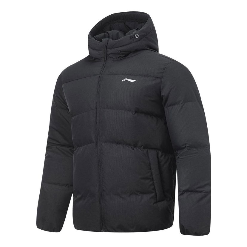Pufferjacka Li-Ning Waterproof Down Jacket Svart | AYMT061-1