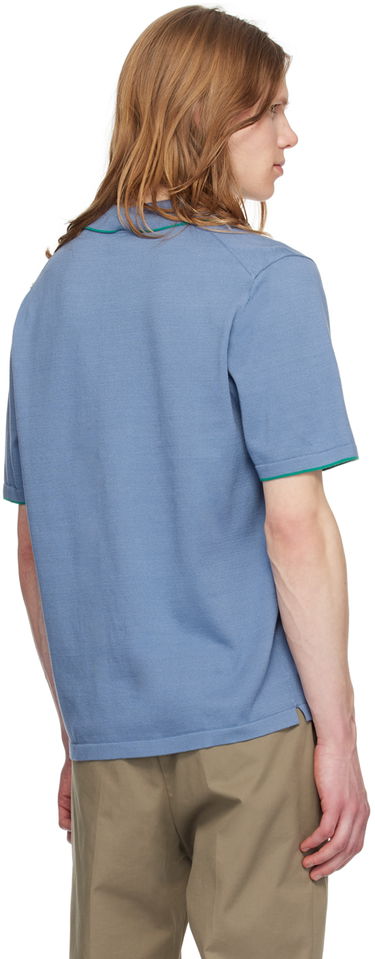 Polotröja Paul Smith Paul Smith Knit Polo Blå | M1R-628Y-M02309-44, 2