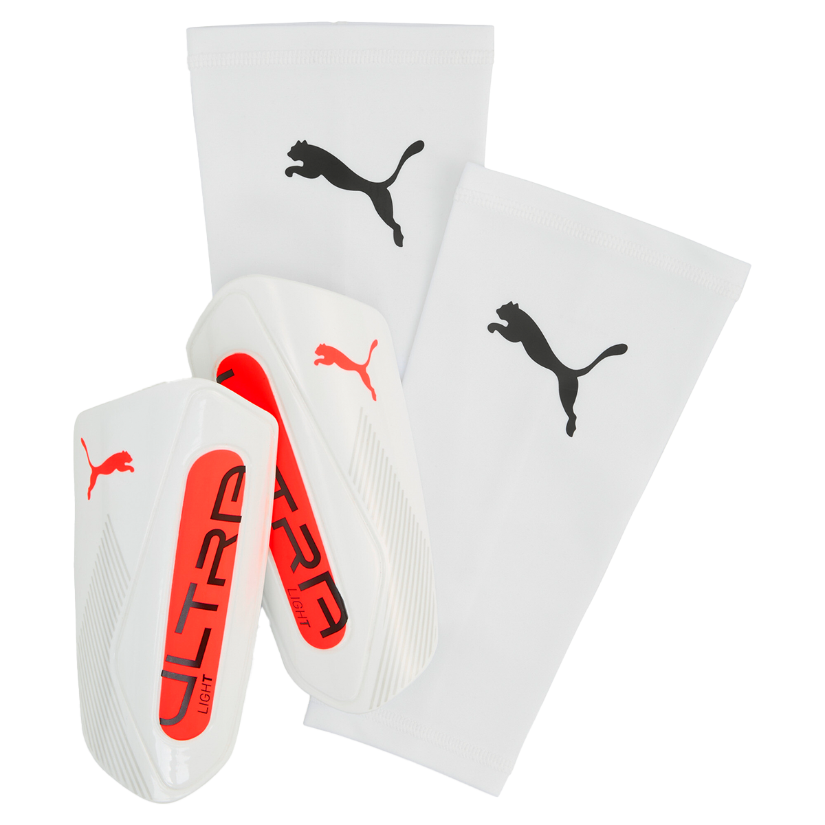 Sportutrustning Puma ULTRA LIGHT Shin Guards and Sleeves Vit | 030989-01, 0