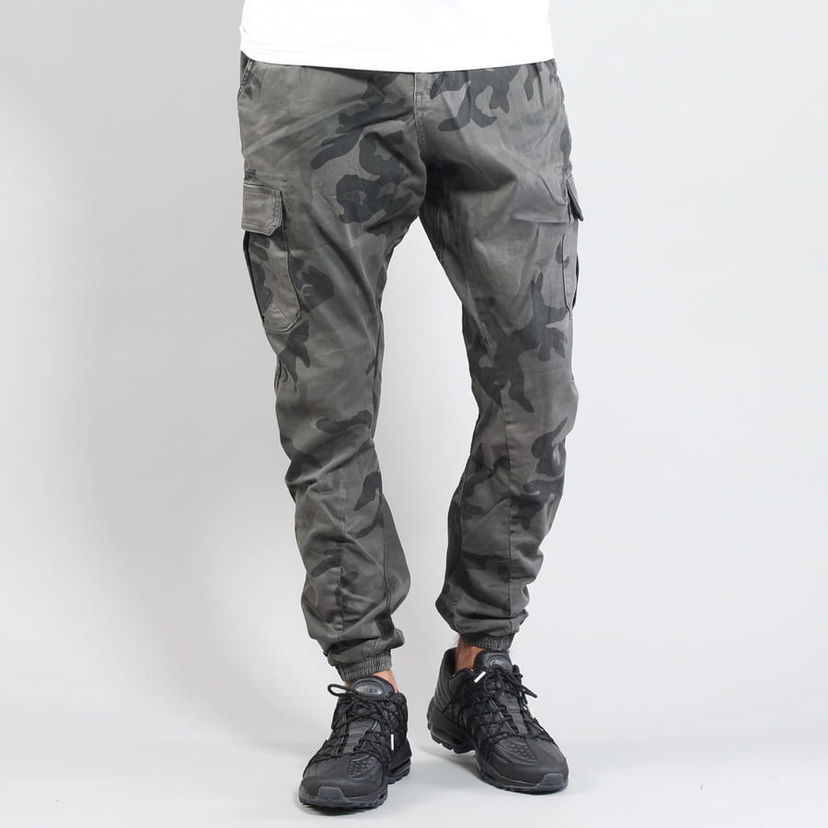 Cargo byxor Urban Classics Camo Cargo Jogging Pants Grå | TB1611 Grey