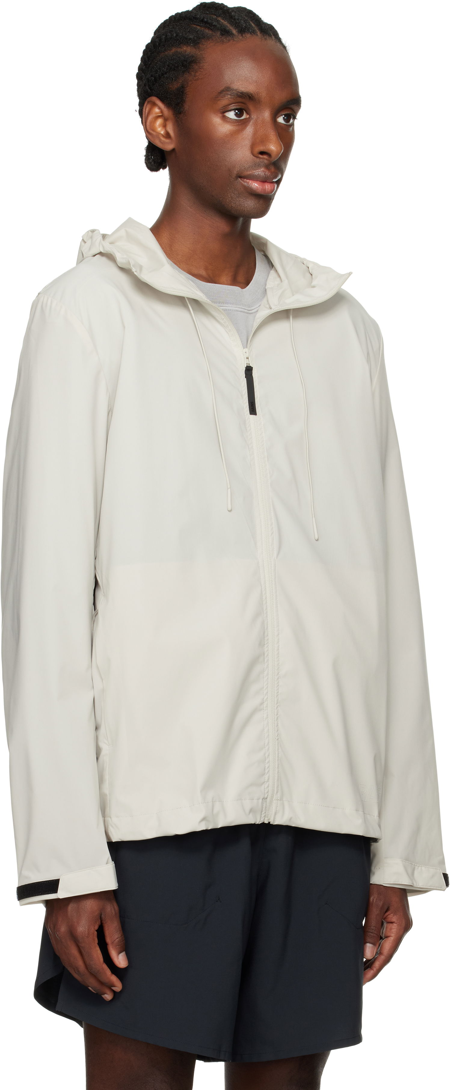 Vindjacka Rains RAINS Mito Hooded Rain Jacket Vit | 19670, 1