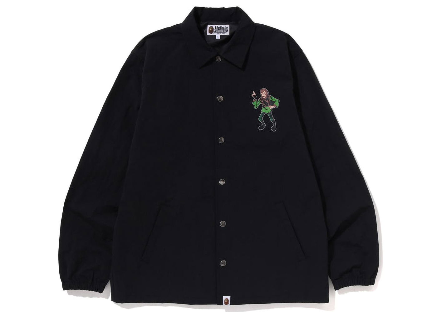 Jacka BAPE Ape Graphic Coach Jacket Svart | 1J30-140-010, 0