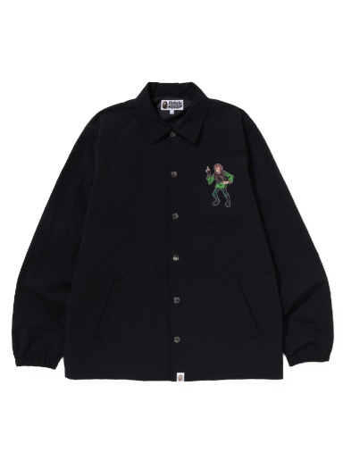 Jacka BAPE Ape Graphic Coach Jacket Svart | 1J30-140-010